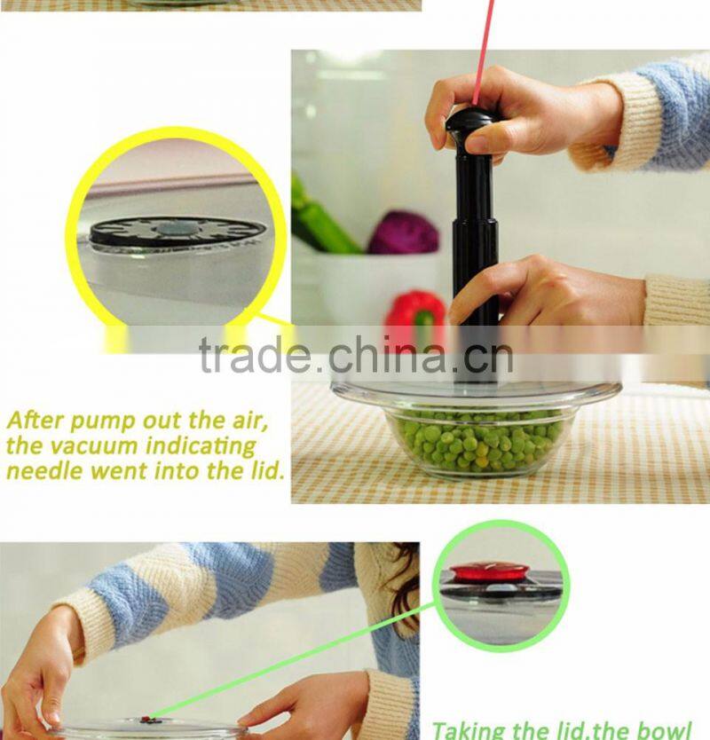 Plastic rubber seal jar Vacuum jar rubber seal