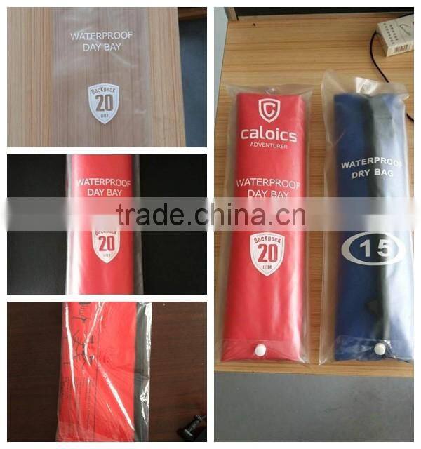 China factory supplier custom logo dry bag, water proof bag, ocean pack