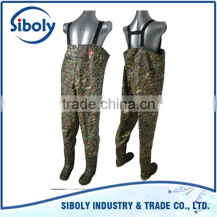 Wholesale customized fishing wader used as waterproof workwear uniforms