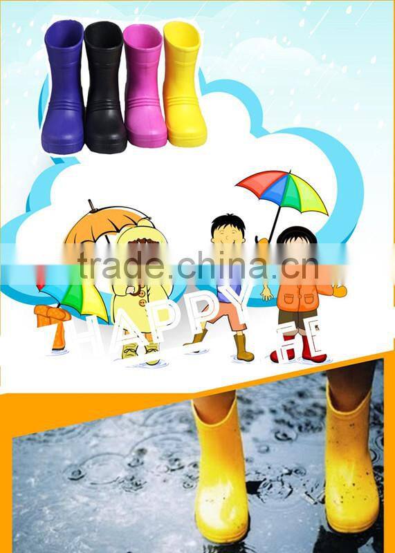 Cheap Lightweight Colorful EVA Rain Boots For Kids