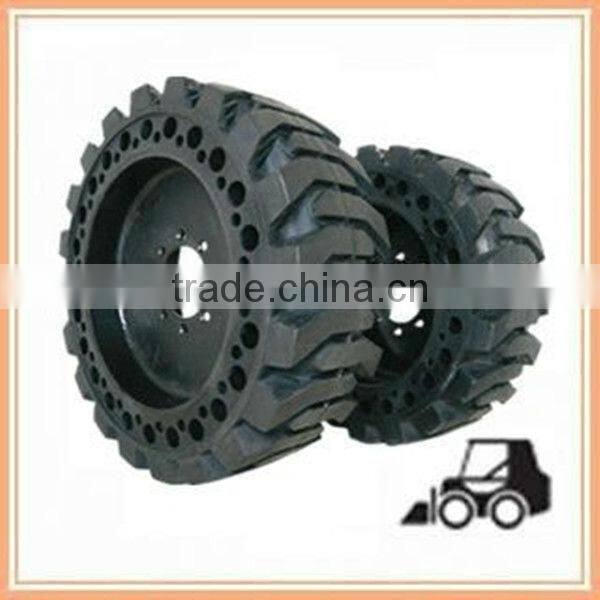 7.00-12/5.00 Resilient rubber Tires , airless tires