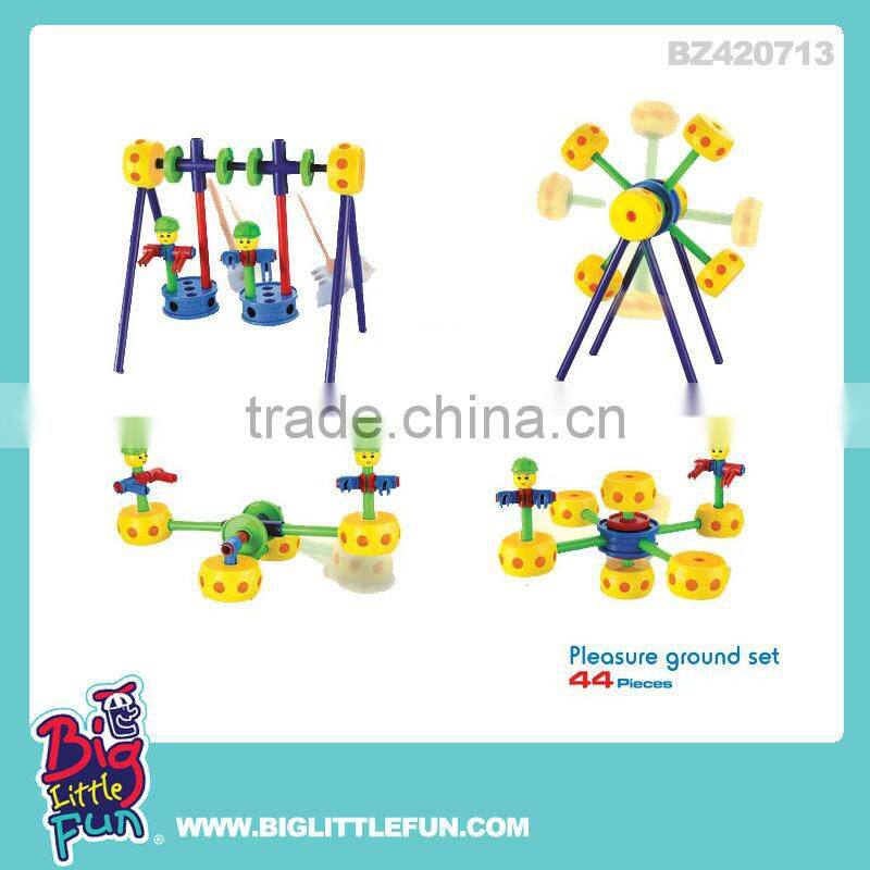 55pcs snow flower toy building block