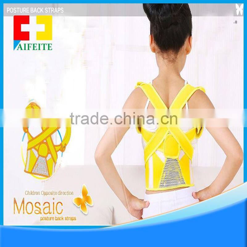 For kid adjustable back support belt for corrector posture shoulder support brace