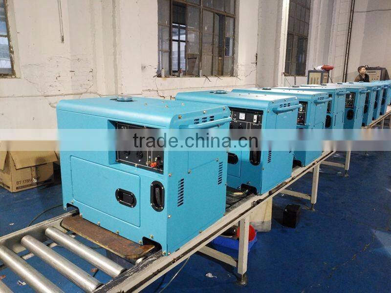 hot sale 5kva cheap price home use silent type diesel generator