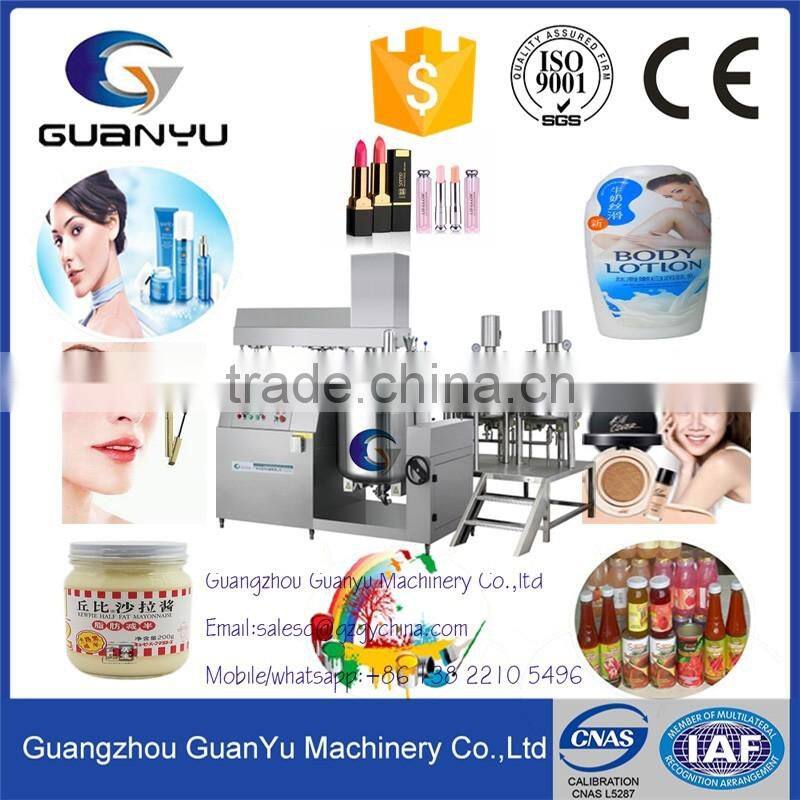 high quality vacuum homogenizing and emulsifying mixing machine for cosmetics production line