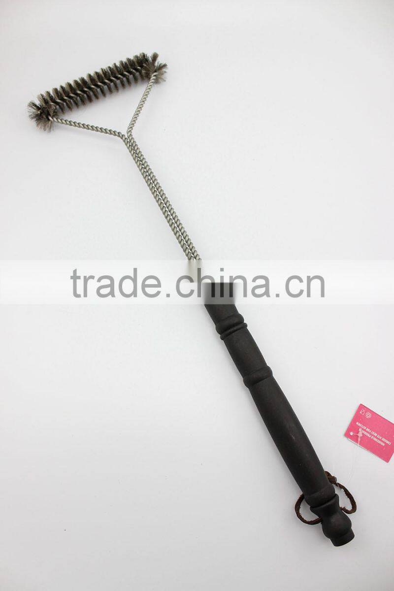 0400020 Good quality brass wire brush,BBQ cleaning brush