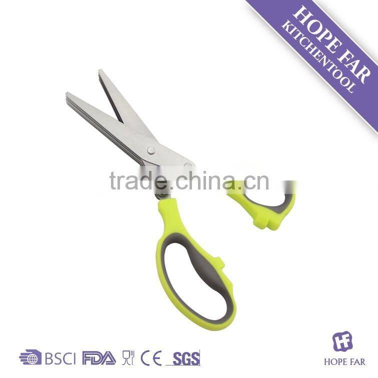 0200028-A Hot sale 5 blade kitchen herb cutting scissors