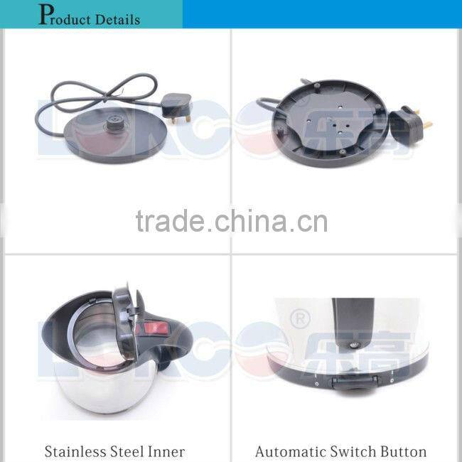 1.7L Stainless Steel Electric Kettle with Tray Set Best Small Electric Tea Kettle LG-826D