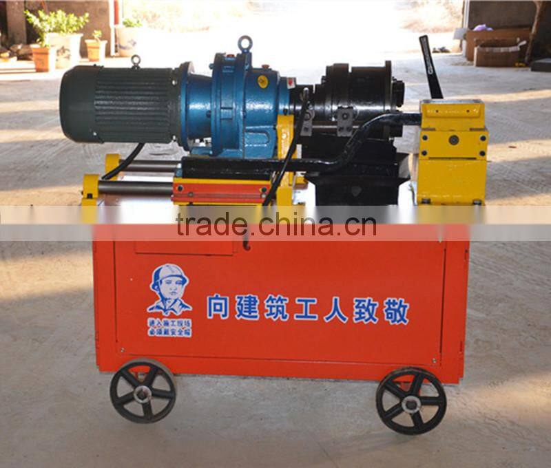 Construction used rebar rib-peeling and threading machine