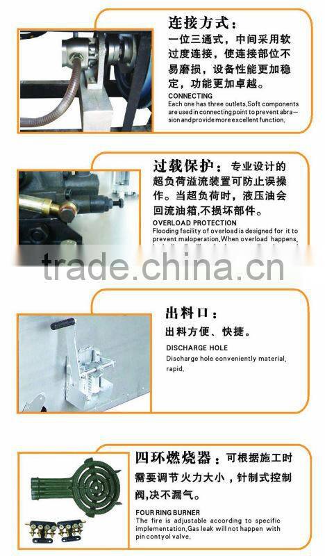 GD1200 Hydraulic double cylinder thermoplastic road marking paint preheaters