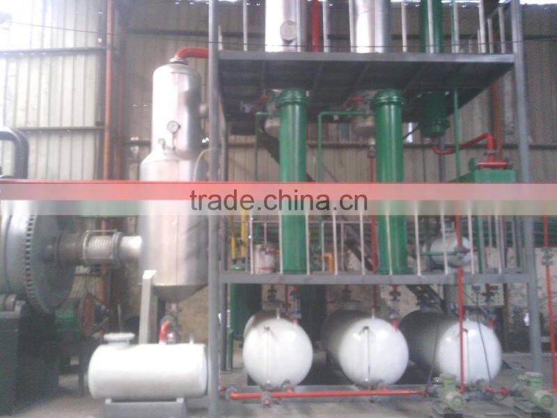 2014 design tire oil refining purification machine remove bad smell