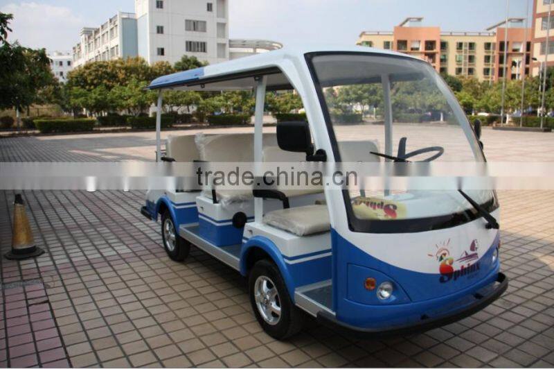 Park elegant 8 seaters electric tourism bus amusement electric school car