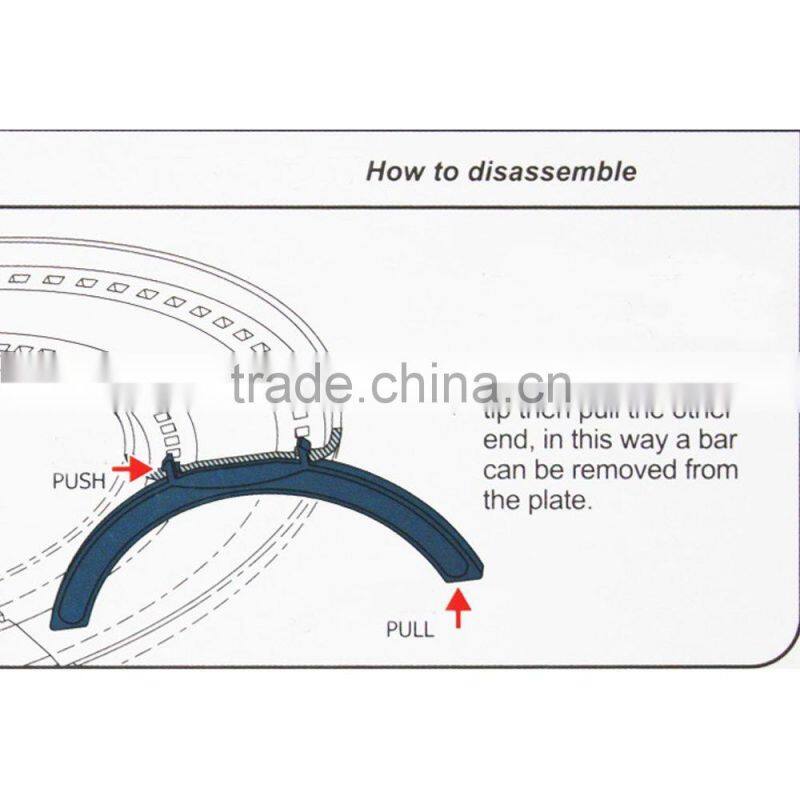 Colorful DIY Plastic ABS Wedding Fruit Basket Decoration