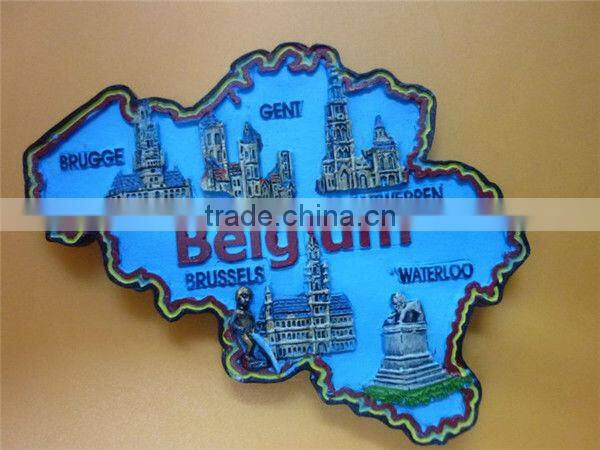 Resin Dubai fridge magnets for souvenir decor