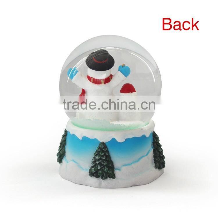 Christmas theme snowman water globes