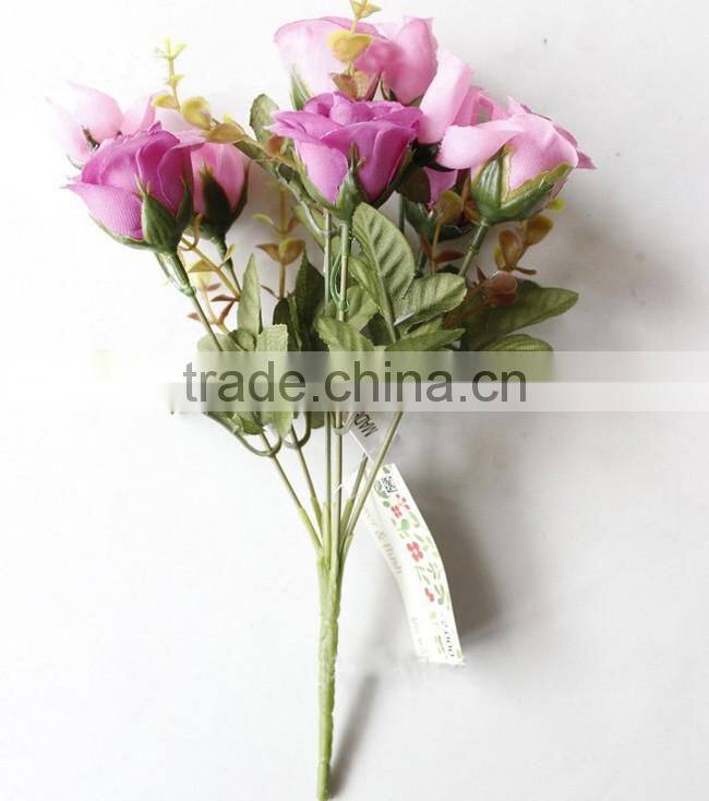New artificial flowers silk bouquets of roses home interior decoration flower