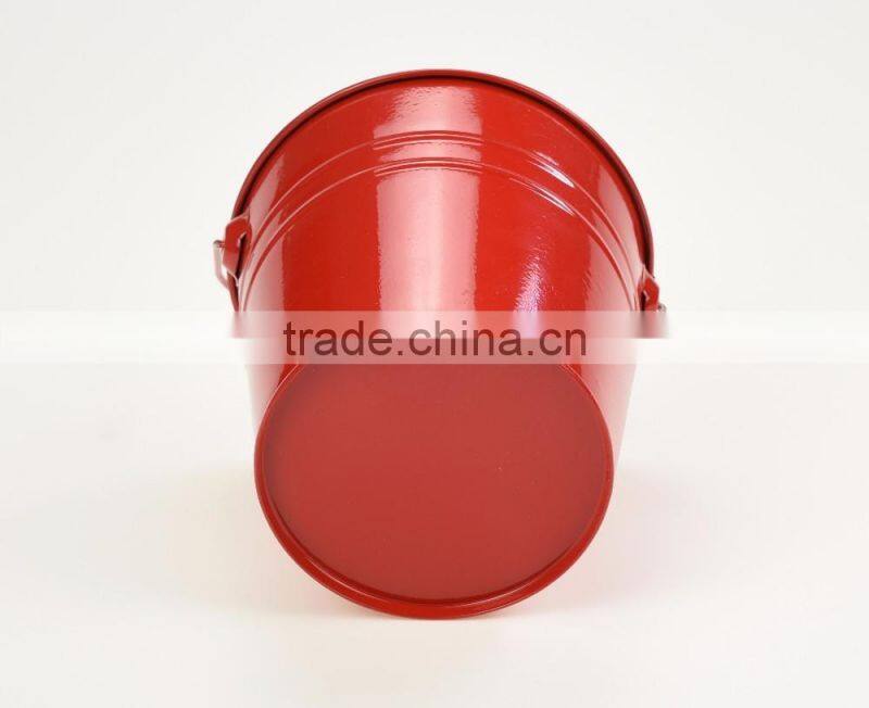 hot sale ice beer galvanized decorative small colored easter metal buckets with handle