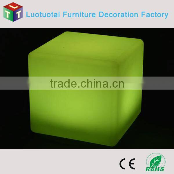 LED cube stools imported from China