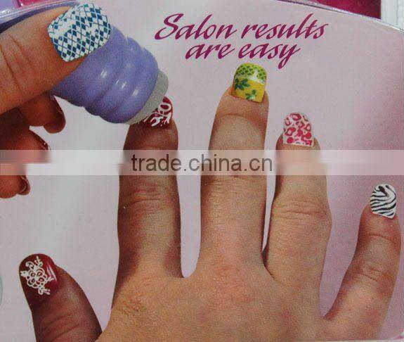 Nail art stamping kit, salon express