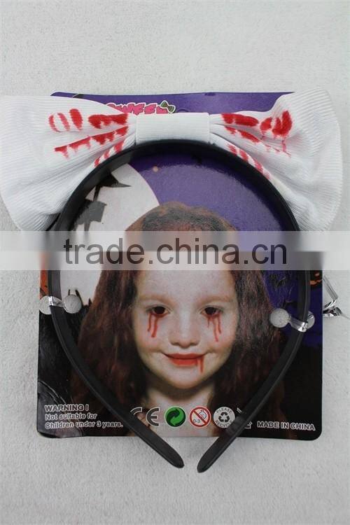 Halloween Bloody Bowknot kids Headband bow hairband