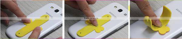 New Shape Multi Colours Soft Silicone Slap Holder for Mobile Phone