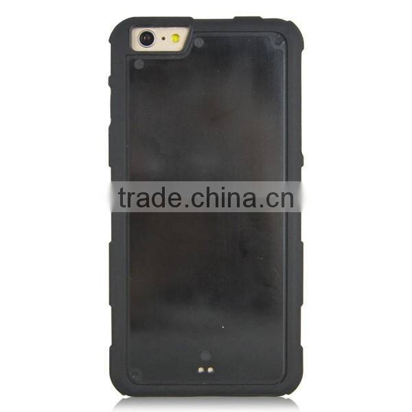 Black TPU+PC creative phone case (with notch) for iPhone 6/plus