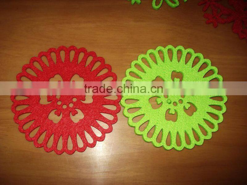 butterfly felt coaster for cups cushion from factory directly supply