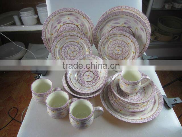16pcs dinner set with design