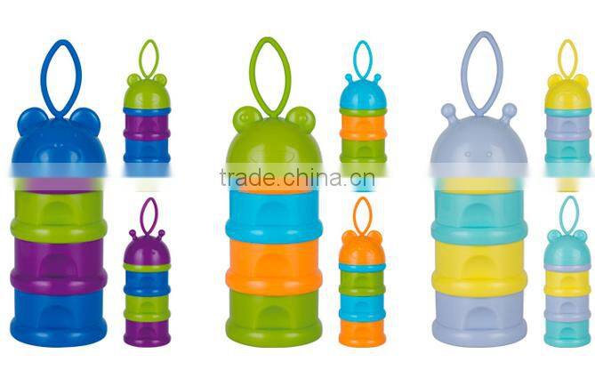 Wholesale Stock Small Order Cartoon Worm Baby Milk Snacks Storage Box