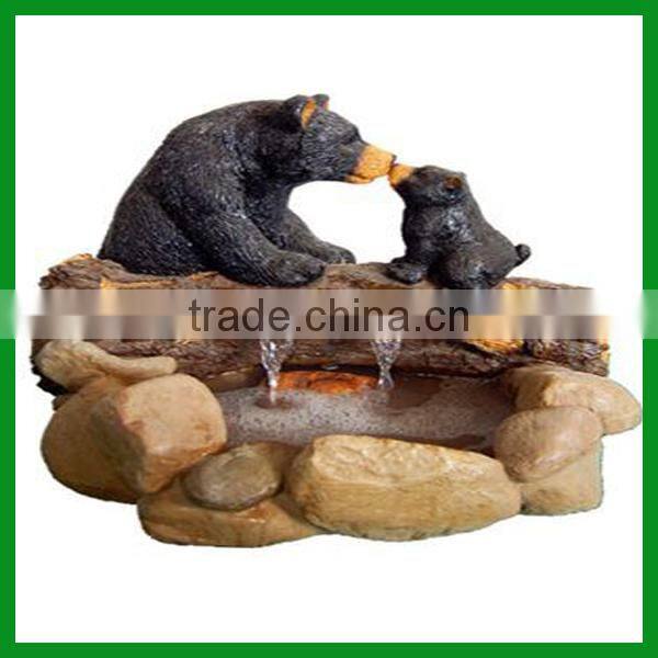 FO-1193 Big Bear With Small Bear Fountain