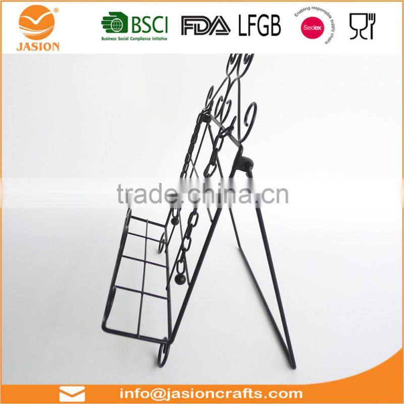 WI2903 Wire Metal Cookbook Holder Stand