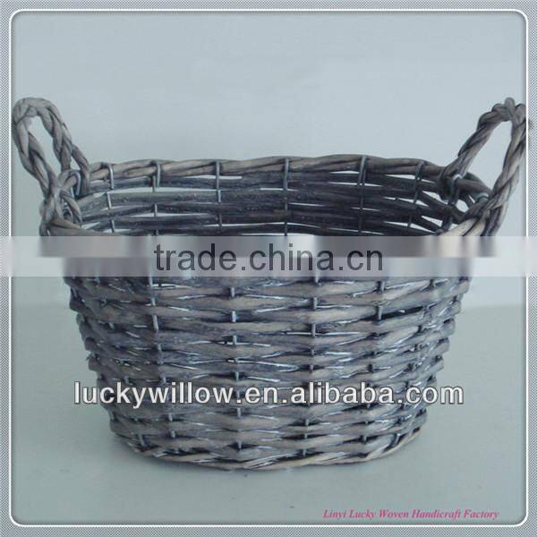 factory direct supply small round wicker basket