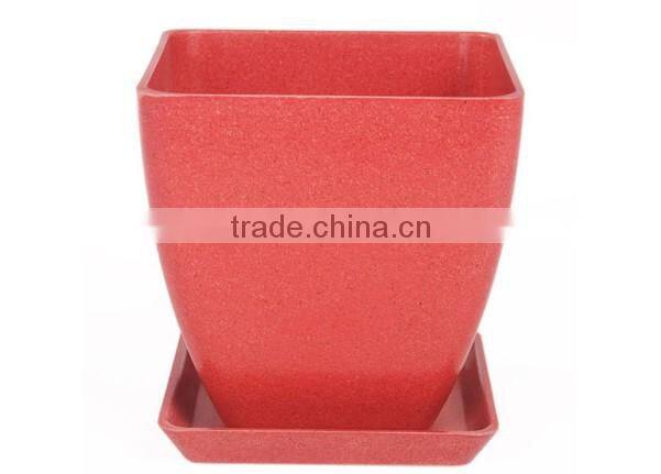 Professional Low price Endurable bamboo fiber flower pot