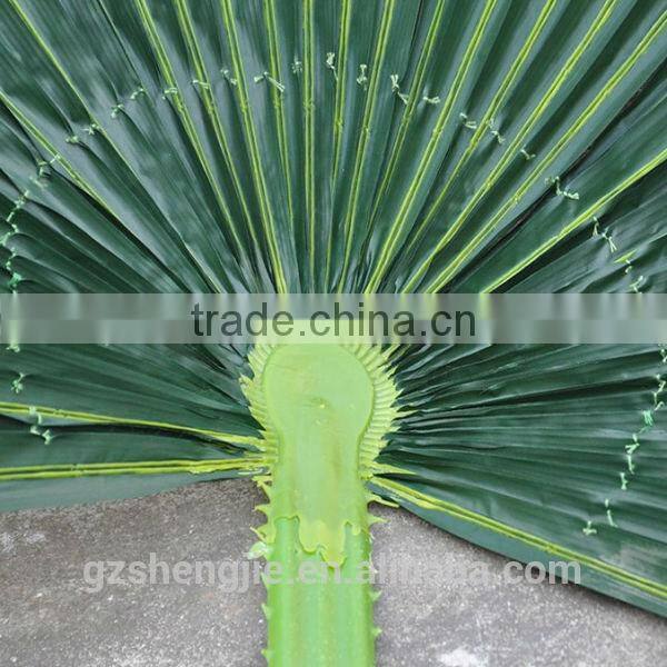 new products 2017 hot selling plastic artificial palm tree leaves