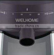 2015 hot sale WPM small size profession coffee grinder/automatic coffee grinder/electric coffee grinder