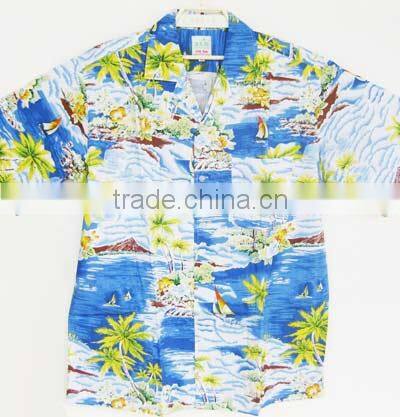 printed short sleeve casual shirts