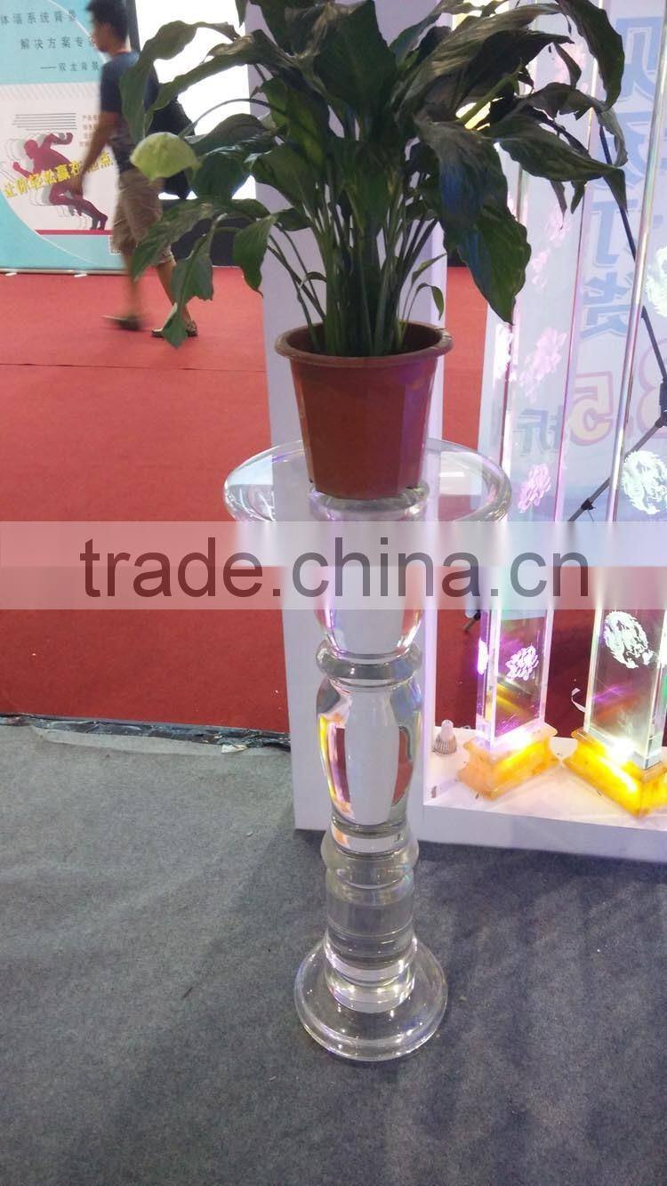 new design crystal tall flower stand