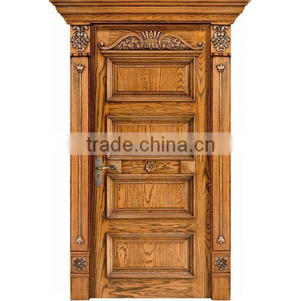 Luxury Handcarved Internal Single Door Made of Oak BF11-0512c