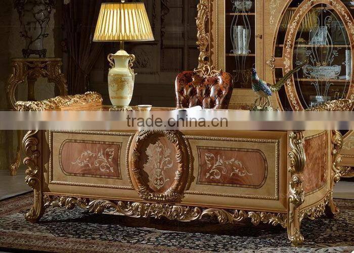 Luxury antique office desk office bookcase