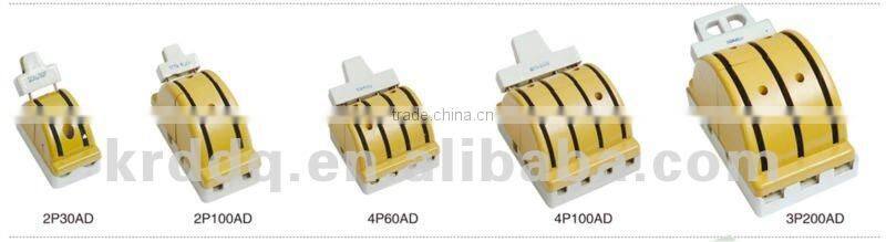 4P electrical porcelain knife switch