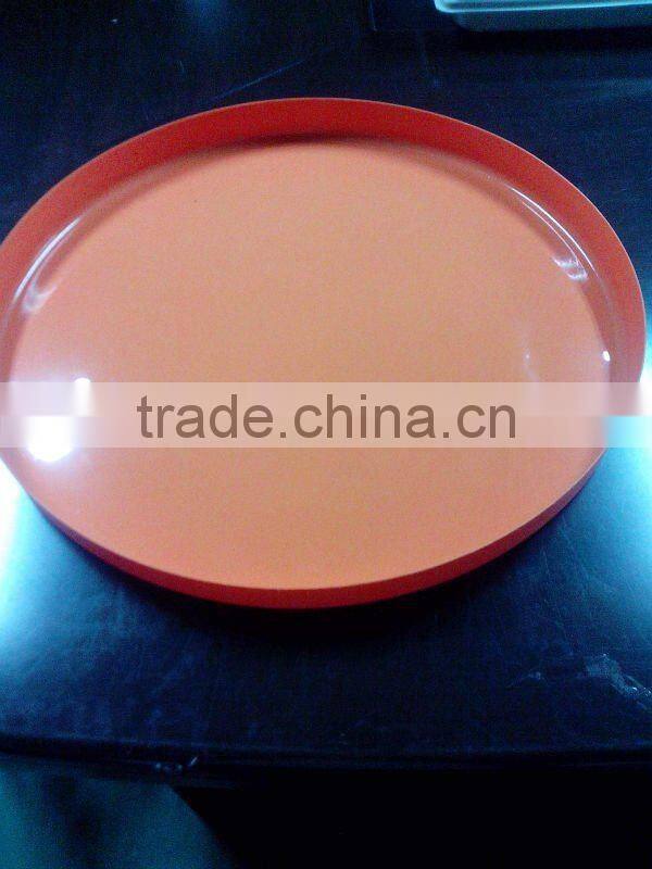 Vacuum suction plastic circular tray