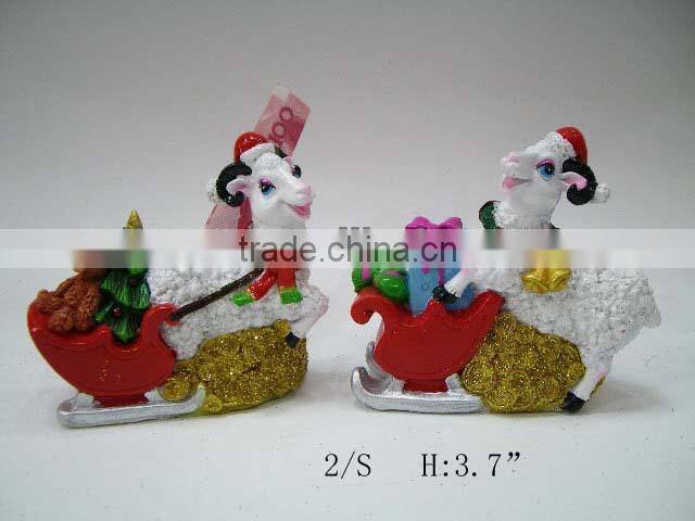 2015 christmas sheep figurine crafts