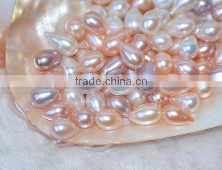 3-4 mm colored teardrop shape freshwater pearls