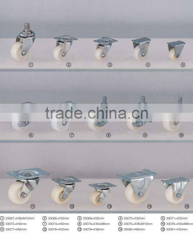 nylon stem scaffolding castor with brake