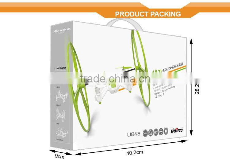 hot sale 2.4ghz Mini 2.4G RC China Quad Copter Walking On The Ground 4 in 1