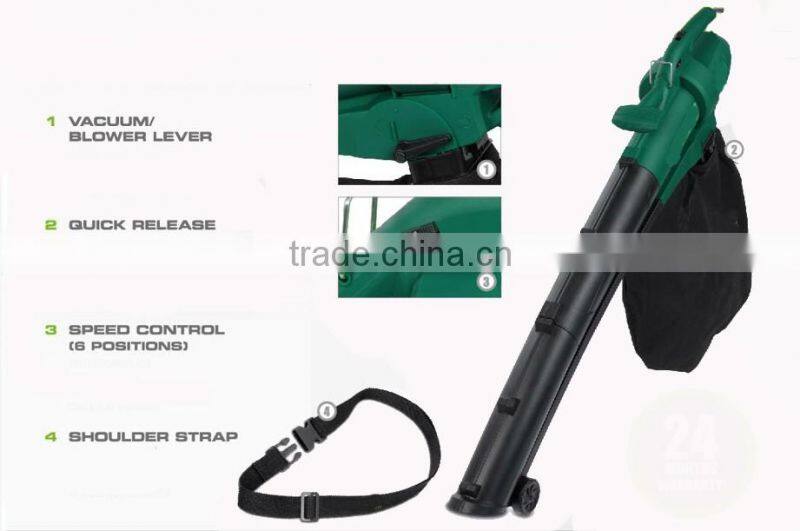 Garden variable electric vacuum Leaf blower 3000W collect ash, leaves high power tools