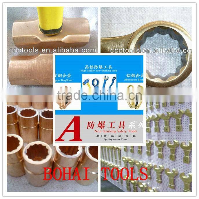 valve square driver, Al-copper alloy nonsparking hardware hand safety non spark tools China tools spanners nonmagnetic wrench