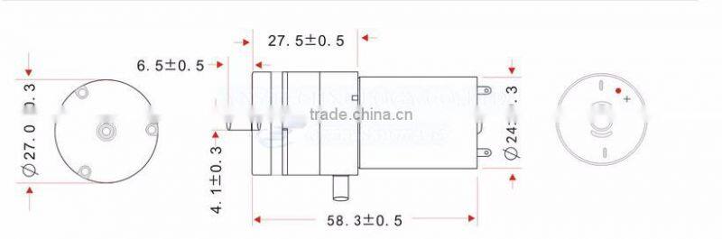 6V Micro Vacuum Pump/Breast Pump/Medical Pump with Low Vocie 3Pcs/Lot