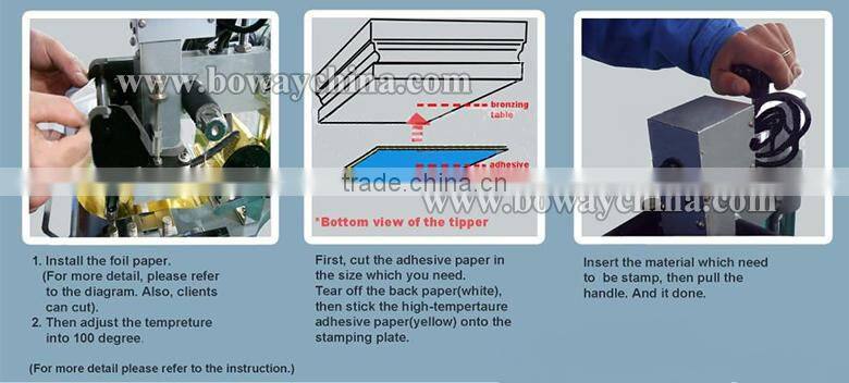 Desktop Small PVC Plastic Card Foil Stamping thermal printer