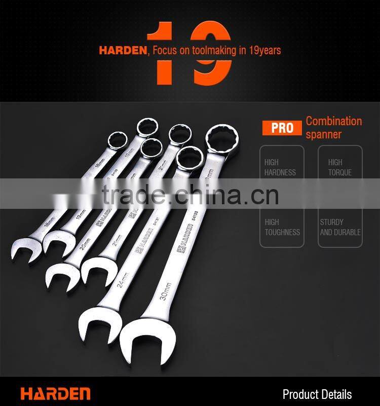 Professional Chrome Vanadium Combination Spanner Set